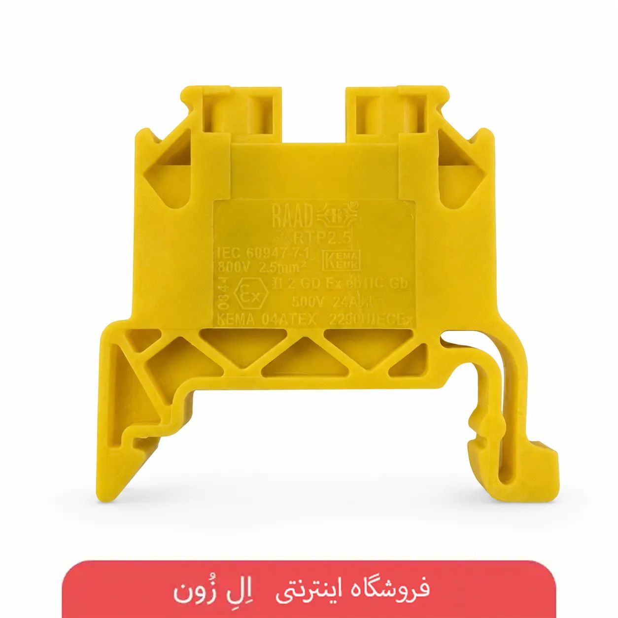 نمای روبه‌رو ترمینال ریلی پیچی ۲٫۵ رعد مدل RTP2.5