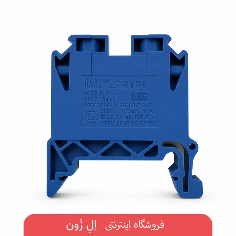 نمای بدنه آبی ترمینال عبوری RAAD RTP6