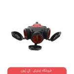 سه‌راهی کرال پارت الکتریک مدل PE1027 با سه پریز درپوش‌دار